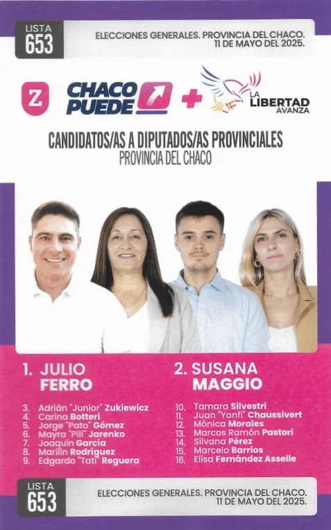 Imagen: Chaco Puede + La Libertad Avanza