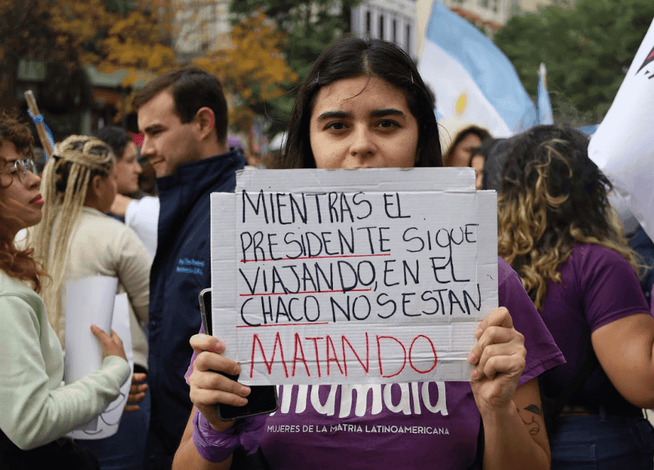 Foto Archivo movilización Ni Una Menos en Chaco. Créditos: Agustín Sotelo