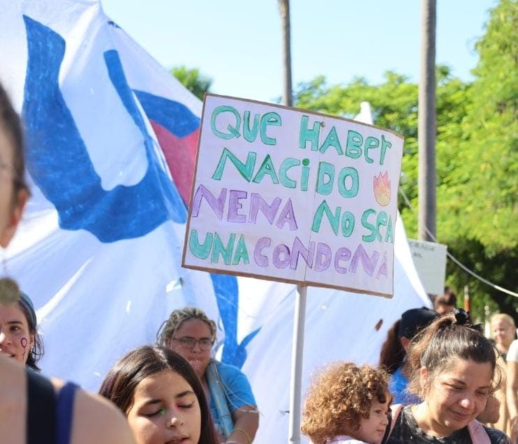 Registro. Marcha del 8 de marzo en Resistencia, Chaco.