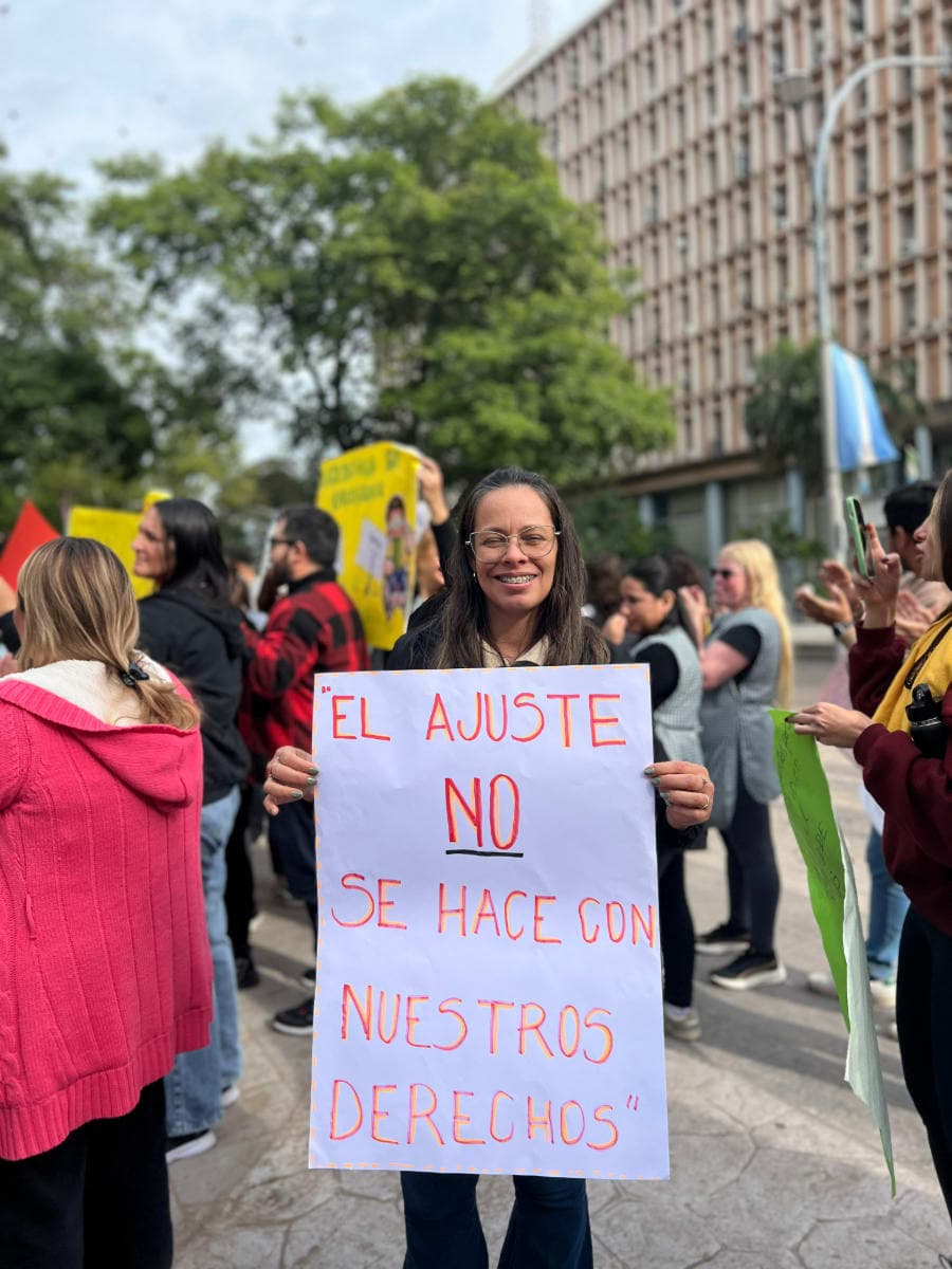 Movilizaron en la Plaza 25 de Mayo de Resistencia, Chaco.