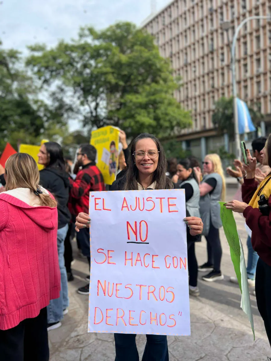 Movilizaron en la Plaza 25 de Mayo de Resistencia, Chaco.