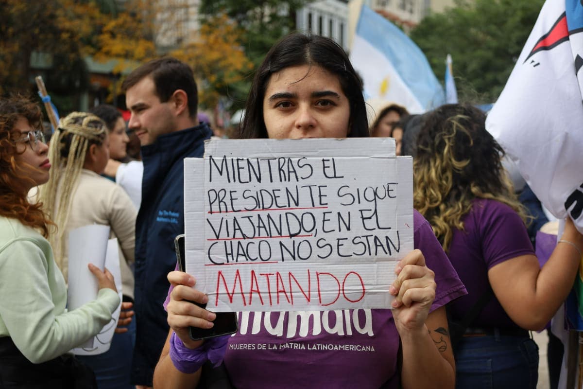 Foto: Agustín Sotelo. Registro Marcha del 8 de Marzo, 2025.