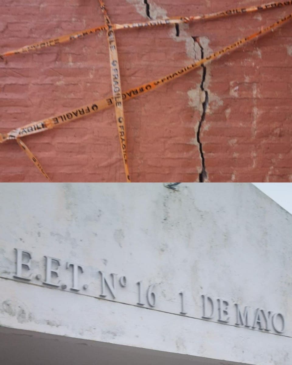 Problemas de infraestructura de la EET N° 16 1° de Mayo