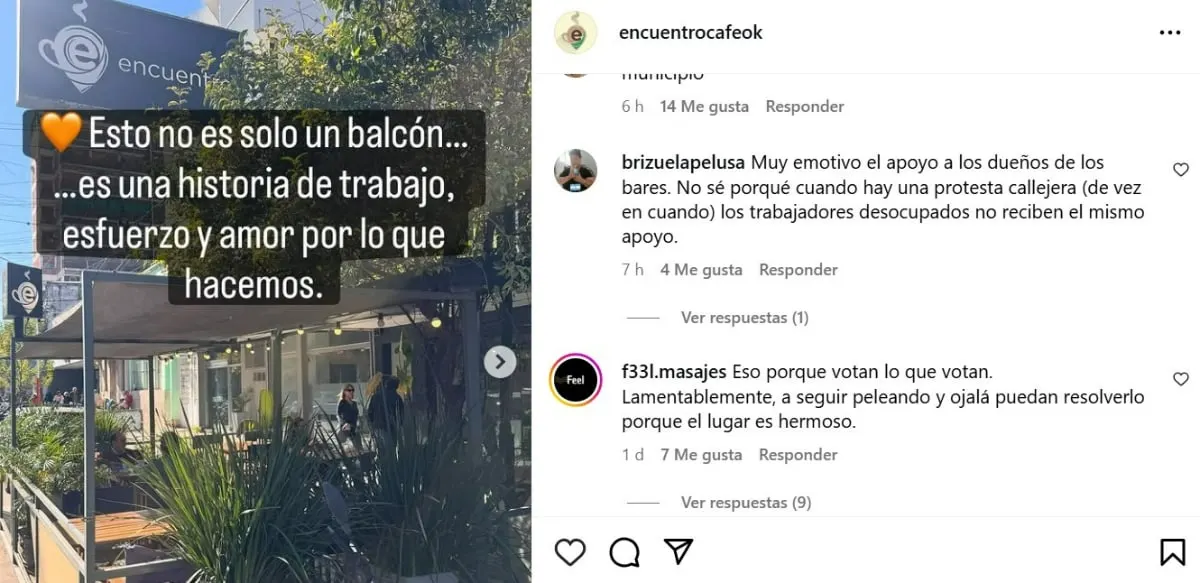 Imagen: Posteo en redes sociales de Encuentro Café Resistencia