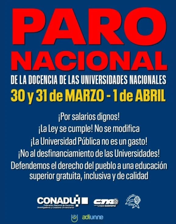 Afiche del anuncio. Fuente: ADIUNNE